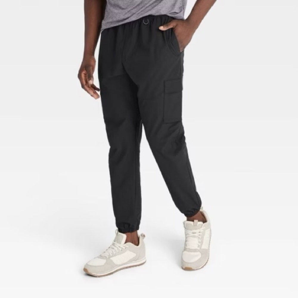 Men's Utility Cargo Joggers - All In Motion Black Size XL- brand new with tags